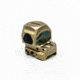 ZeroTech Optics Trace H.A.L.O 1x28mm Enclosed Micro Reflex Red Dot Sight, 3 MOA Dot, Flat Dark Earth, TRAE28-FDE