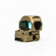 ZeroTech Optics Trace H.A.L.O 1x28mm Enclosed Micro Reflex Red Dot Sight, 3 MOA Dot, Flat Dark Earth, TRAE28-FDE