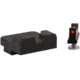 ZEV Technologies Sight Set,.215,Fiber Optic Front,Combat v2 Black Rear SIGHT.SET-215-FO-COM2-B