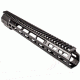 ZEV Technologies AR-15 Picatinny Wedge Lock Handguard, Extended Length, 14.625in, Black, HG-556-WEDGE-14