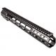 ZEV Technologies AR-15 Picatinny Wedge Lock Handguard, Extended Length, 14.625in, Black, HG-556-WEDGE-14