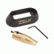 Zev Technologies Speed Feed Heavy Brass Magwell For Small Frame 1st, 2nd, 3rd Gen Glocks Black Crinkle Powder Coat 7.9 Ounces