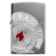 Zippo Armor Poker Chip Design Lighter w/ Click, Silver, One Size, 49058