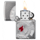 Zippo Armor Poker Chip Design Lighter w/ Click, Silver, One Size, 49058