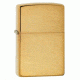 Zippo Classic Style Brushed Brass  Lighter w/out Solid Brass Engraving 204B
