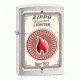 Zippo Calling Card Lighter, Brushed Chrome 28831