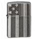 Zippo Classic Lighter with US Flag Deep Carve Design 4010765
