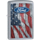 Zippo Ford Oval and Flag Lighter, 1.44 x 2.25, 207-077522