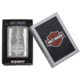 Zippo Harley-Davidson Barb Wire Antique Silver Lighter 29560
