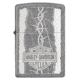 Zippo Harley-Davidson Barb Wire Antique Silver Lighter 29560