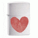 Zippo Heart for Karli Lighter, Brushed Chrome 29068