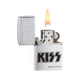 Zippo Kiss Classic Style Lighter, Brushed Chrome 24565