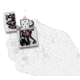 Zippo Kiss Pocket Lighter, White Matte, 49017