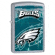 Zippo NFL Classic Style Lighter - Philadelphia Eagles, Brushed Chrome 28208
