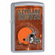 Zippo NFL Cleveland Browns, Chrome, Small 28588