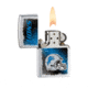 Zippo NFL Classic Style Lighter - Detroit Lions, Brushed Chrome 28213