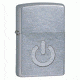 Zippo Power Button Classic Style Lighter, Street Chrome 28329