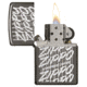 Zippo Script Black Ice Pocket Lighter, 29631