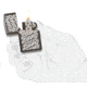 Zippo Script Black Ice Pocket Lighter, 29631