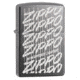 Zippo Script Black Ice Pocket Lighter, 29631