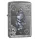 Zippo Spade and Skull Design Lighter w/ Box 29666