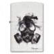 Zippo Spazuk Gas Mask Design Matte Pocket Ligher, White, 29646