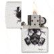 Zippo Spazuk Gas Mask Design Matte Pocket Ligher, White, 29646