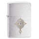 Zippo Swarovski Lighter, Brushed Chrome 28804