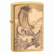 Zippo Where Eagles Dare Classic Lighter, Brushed Brass 20854