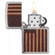Zippo WOODCHUCK USA American Flag Pocket Lighter, 29966