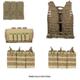 Zombie Dead Ops Kit, Tan - with Vest and 4 Pouches KZCMS4T