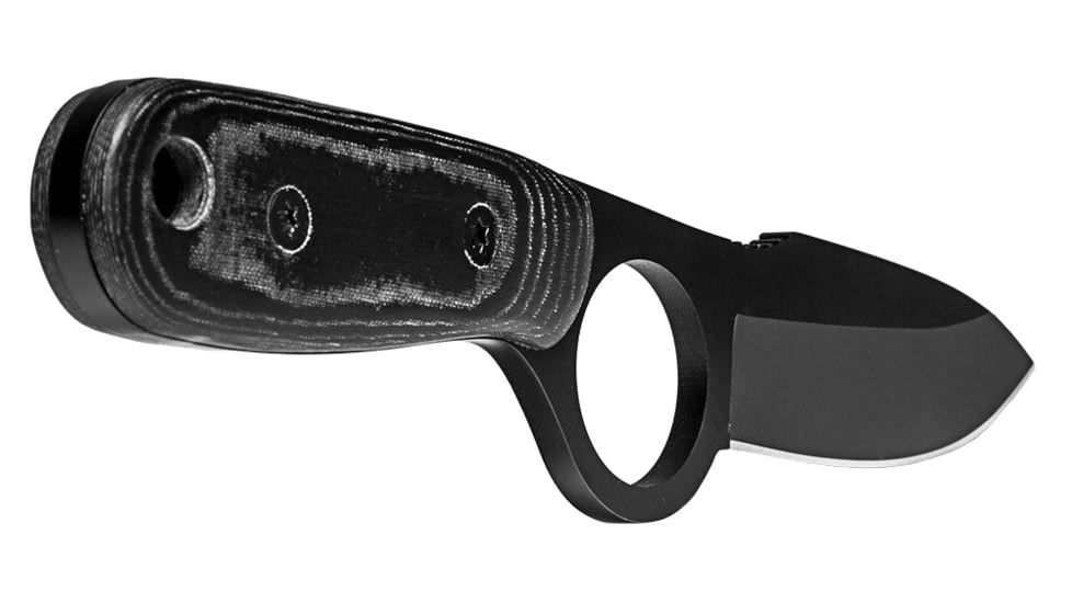 12 Survivors BKE 1 Series Knife w/Sheath - Blackened Finish TS71005B