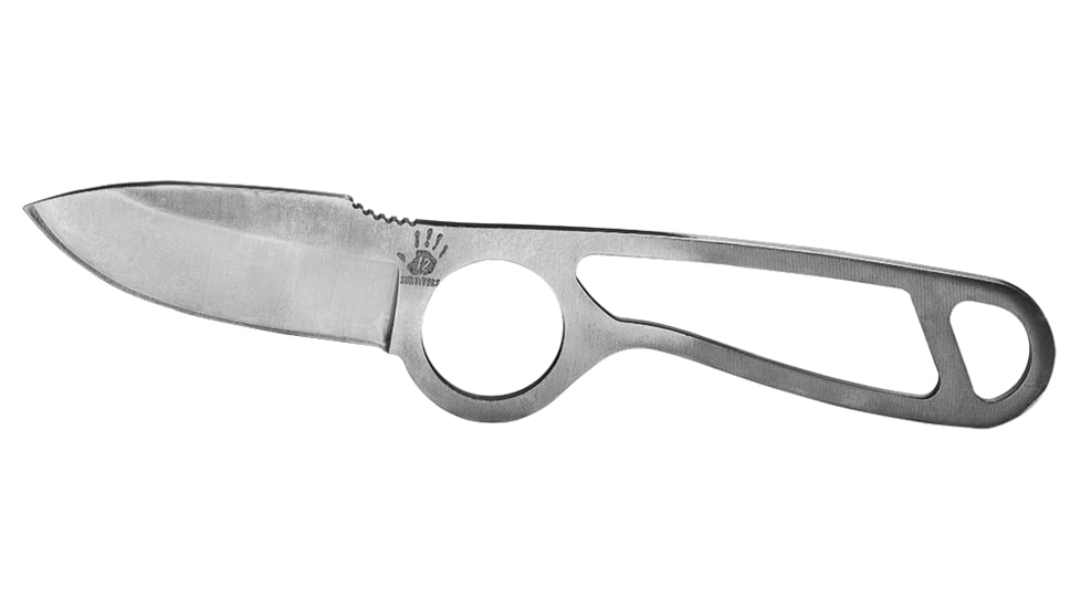 12 Survivors BKE 1 Series Knife w/Sheath - Satin Finish TS71005S