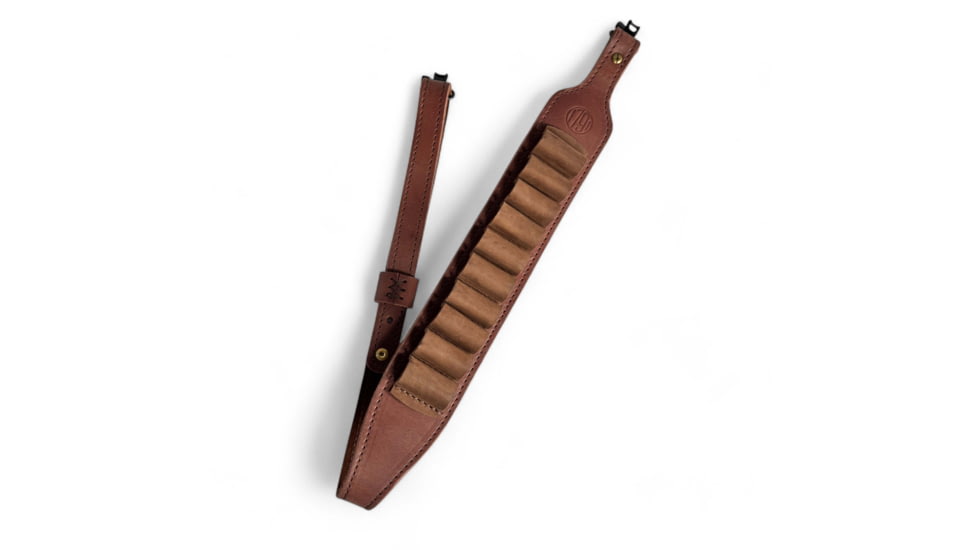 1791 Gunleather Ammo Sling 12GA Brown, HNTAS12BRWA