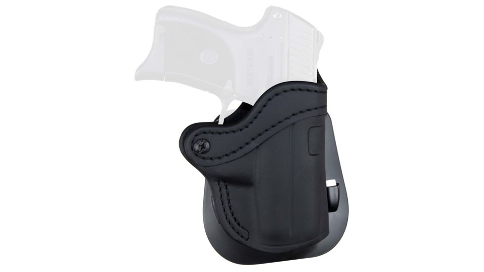 1791 Gunleather Compact Paddle Holster, Right Hand, Stealth Black, PDH-C-SBL-R