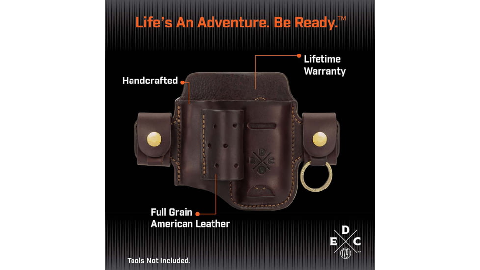 1791 Gunleather EDC Heavy Duty Action Snap Organizer, Large Flex, Burgundy, HD-AS-LF-BUR-A