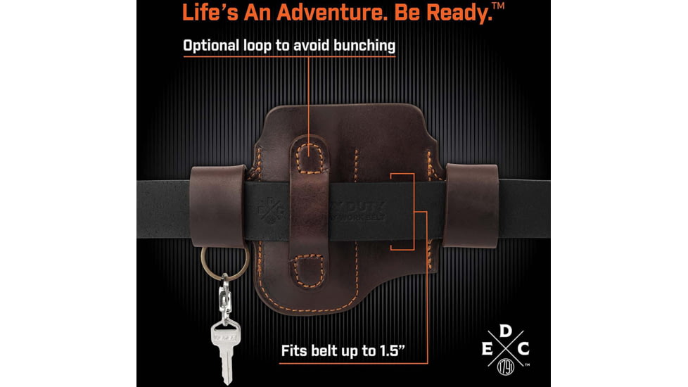 1791 Gunleather EDC Heavy Duty Action Snap Organizer, Large Flex, Burgundy, HD-AS-LF-BUR-A