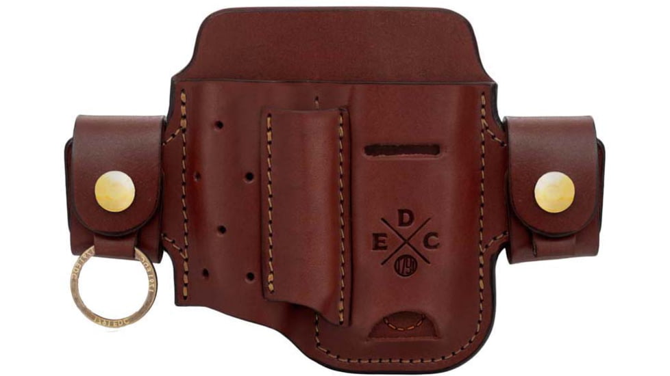 1791 Gunleather EDC Heavy Duty Action Snap Organizer, Small Flex, Chestnut, HD-AS-SF-CHN-A