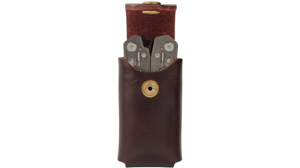 1791 Gunleather EDC Standard Easy Slide Solo Snap Organizer, Burgundy, ST-ES-SLS-BUR-A