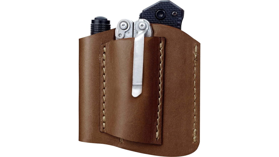 1791 Gunleather EDC Pocket Comfort Carry Tool Organizer, Chestnut, PK-CMF-CHN-A