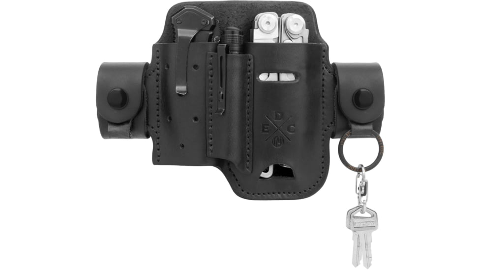 1791 Gunleather EDC Standard Action Snap Organizer, Small Flex, Black, ST-AS-SF-BLK-A