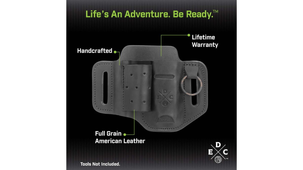 1791 Gunleather EDC Heavy Duty Easy Slide Organizer, Large Flex, Burgundy, HD-ES-LF-BUR-A