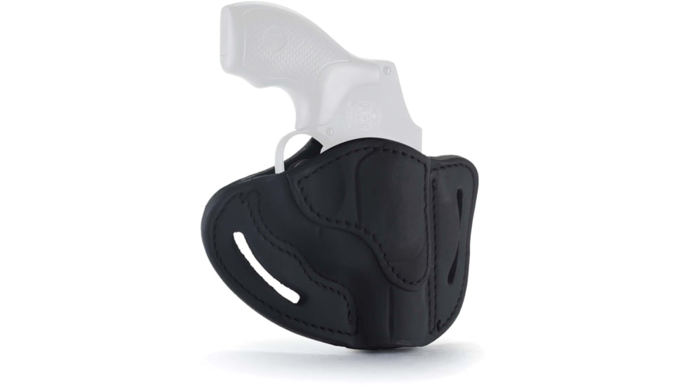 1791 Gunleather J-Frame Revolver Holster, Right Hand, Stealth Black, Size 1, RVH-1-SBL-R