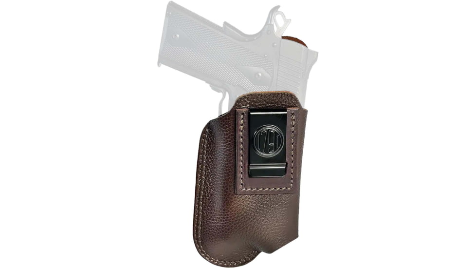 1791 Gunleather Optic Ready Light Bearing Fair Chasing IWB Size 04, Brown, Left Hand, ORLBFCD4LBRWL