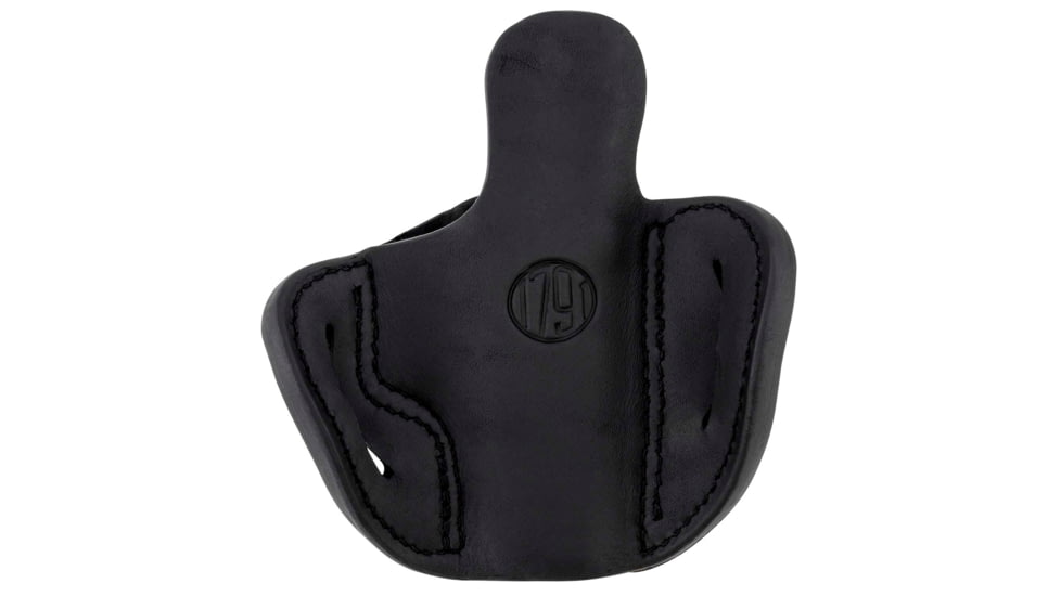 1791 Gunleather ORBH21SBLL BH2.1 Optic Ready Stealth Black Leather, OWB Open Top