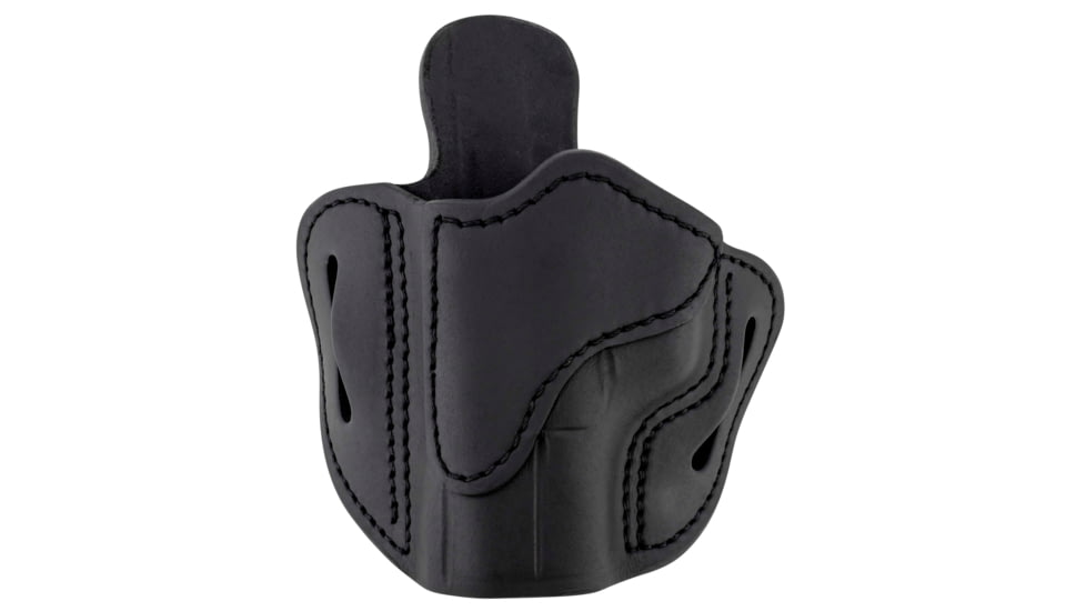 1791 Gunleather Optic Ready Open Top Multi-Fit Belt Holster 2.1, S&amp;W M&amp;P Shield/Springfield XD/Glock 17, Left Hand, Stealth Black, ORBH21SBLL