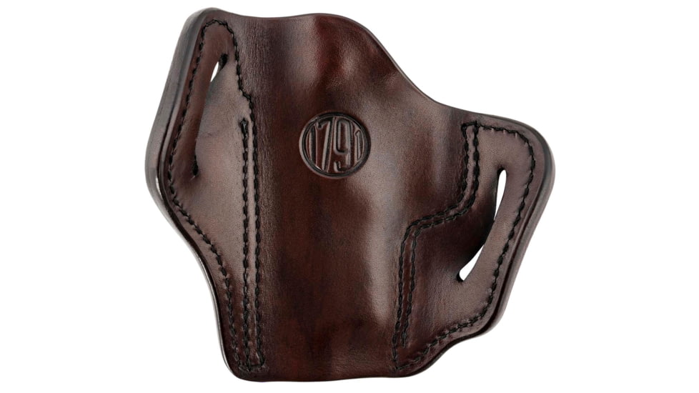 1791 Gunleather ORBH23SBRR BH2.3 Optic Ready Signature Brown Leather, OWB Open T