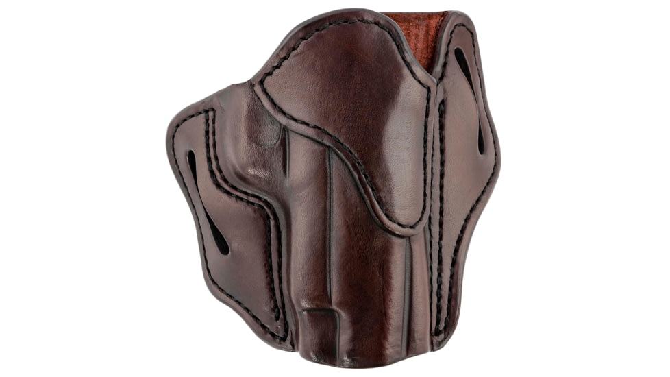 1791 Gunleather Optic Ready Open Top Multi-Fit Belt Holster 2.3, Walther PPQ /Glock 17, Right Hand, Signature Brown, ORBH23SBRR