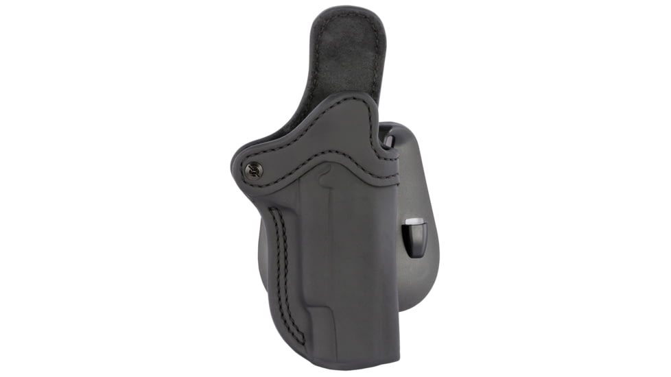 1791 Gunleather ORPDH1SBLR BH1 Optic Ready Black Leather OWB 1911 4-5 Right Ha