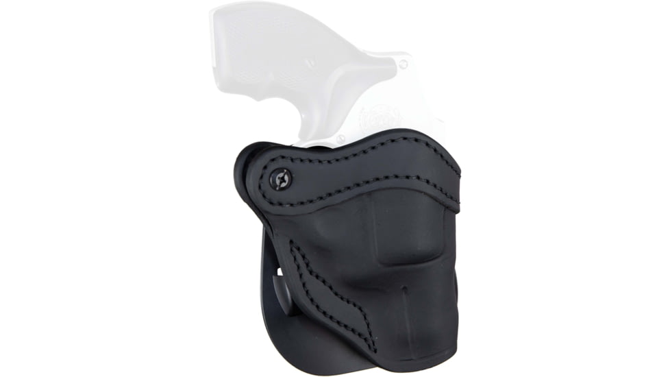 1791 Gunleather Paddle RVH1 J-Frame Revolver Holster, Size 1, Right Hand, Stealth Black, PDH-R1-SBL-R